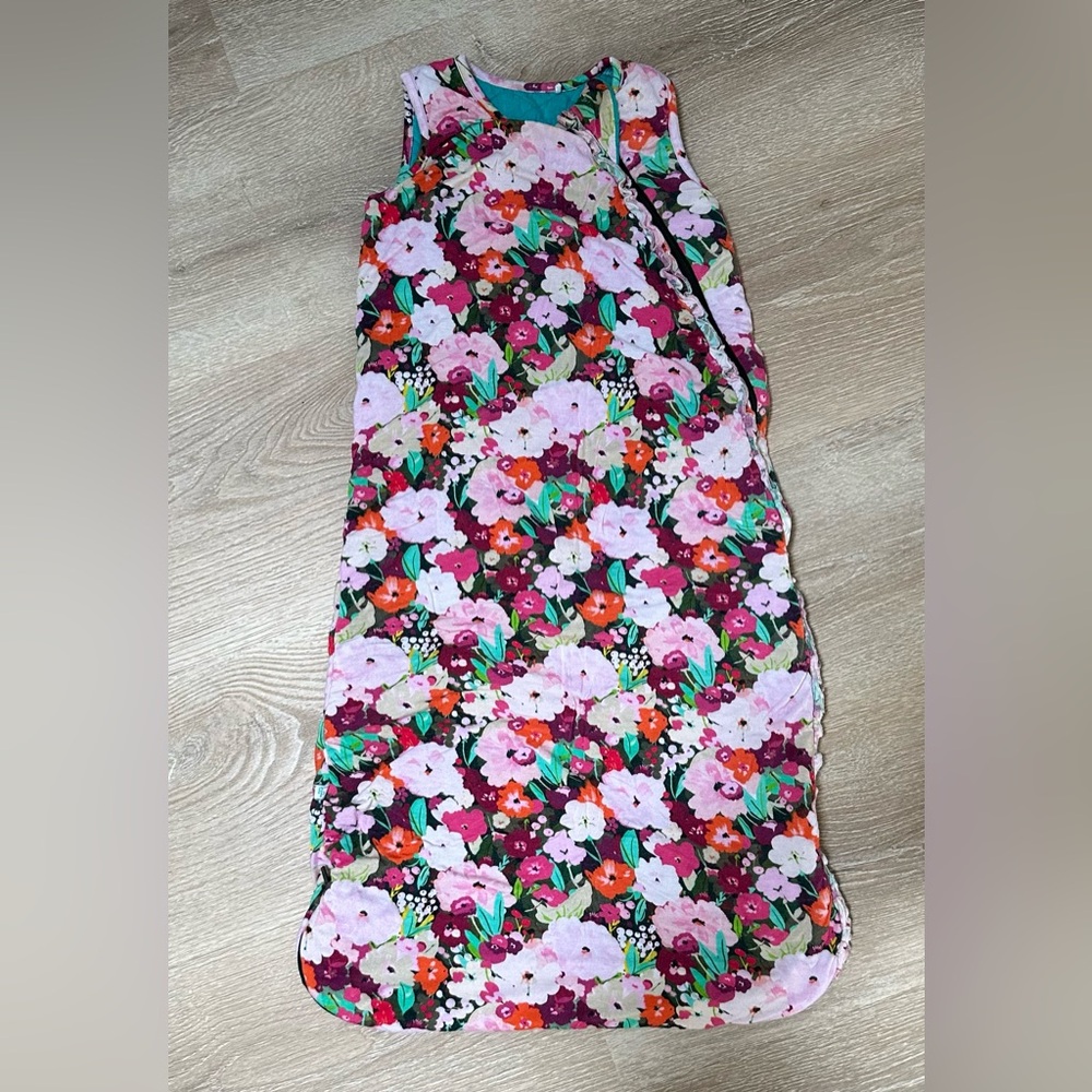 Posh Peanut Floral Sleep Bag 6-18 Months Sleeveless Viscose Flora 2.5 TOG